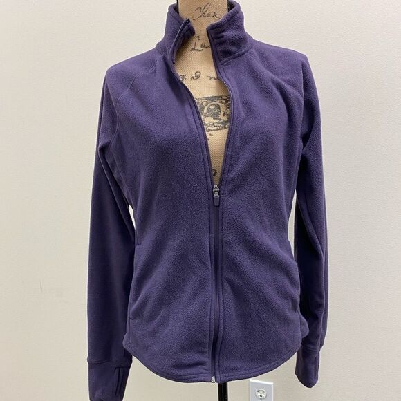 OLD Navy‎ plum micro fleece zip front jacket - Picture 8 of 8